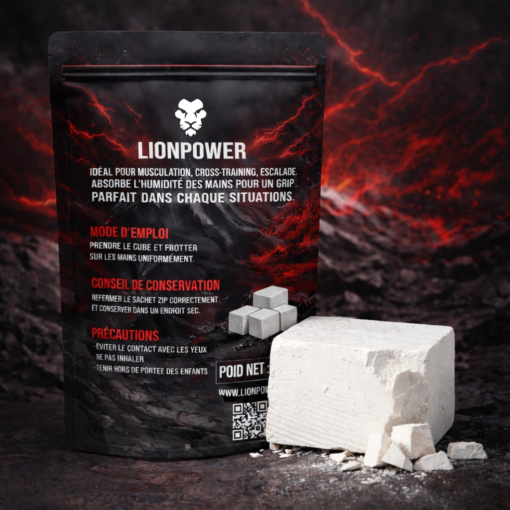 Bloc de magnésie Ultra grip - LionPower